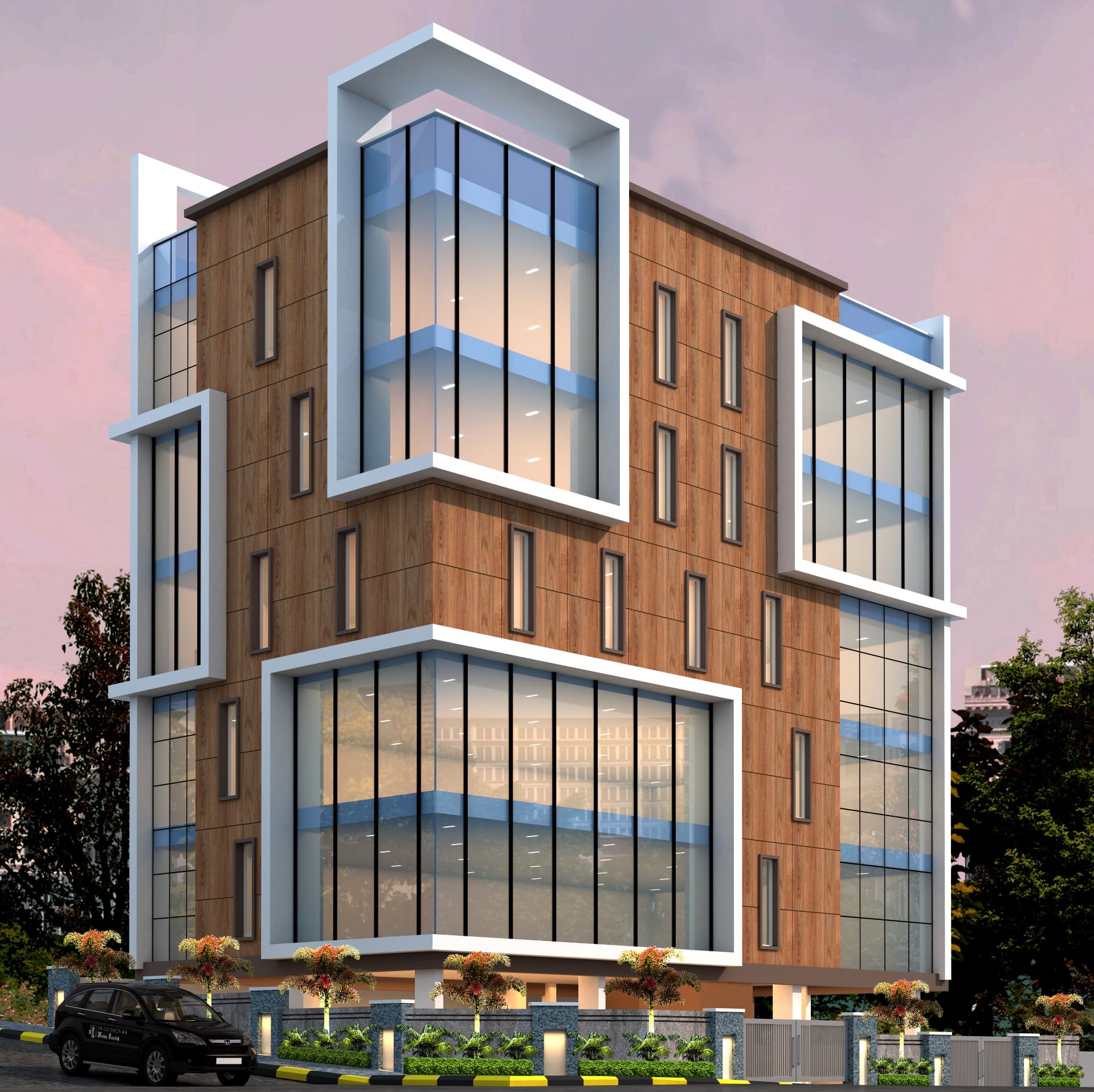 Contemporary Commercial Office Building