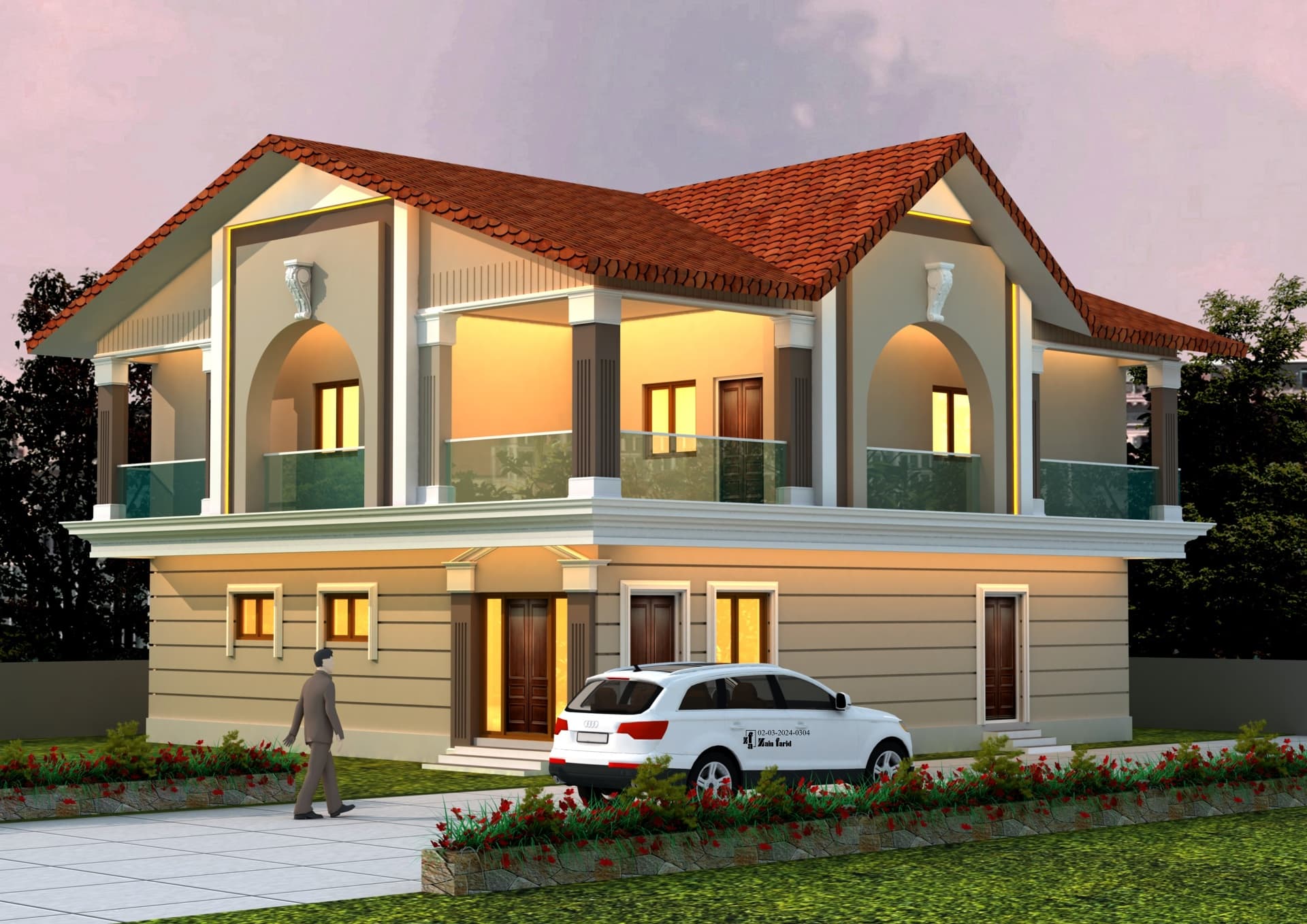Traditional Contemporary Residence