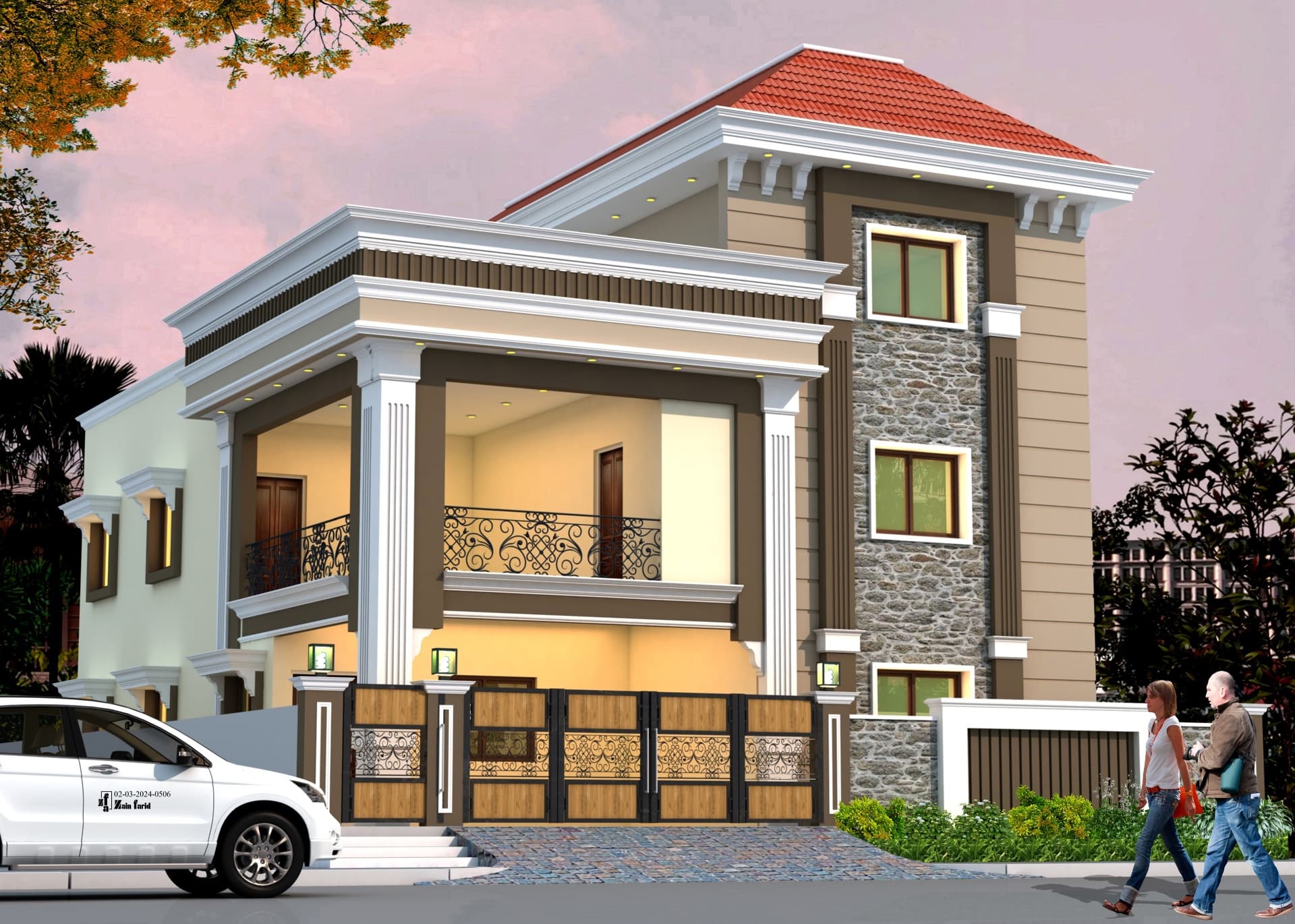Contemporary Classical Residence